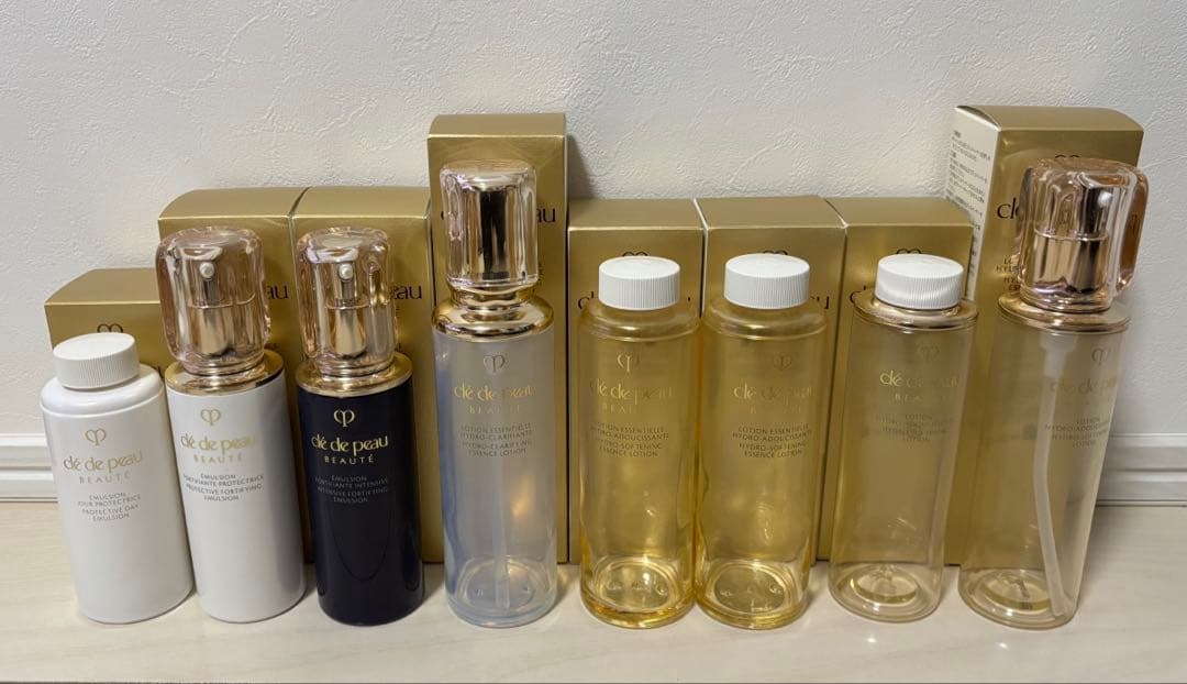 【16本】クレドポーボーテ 空容器 化粧水 乳液 ルセラム　シナクティフ