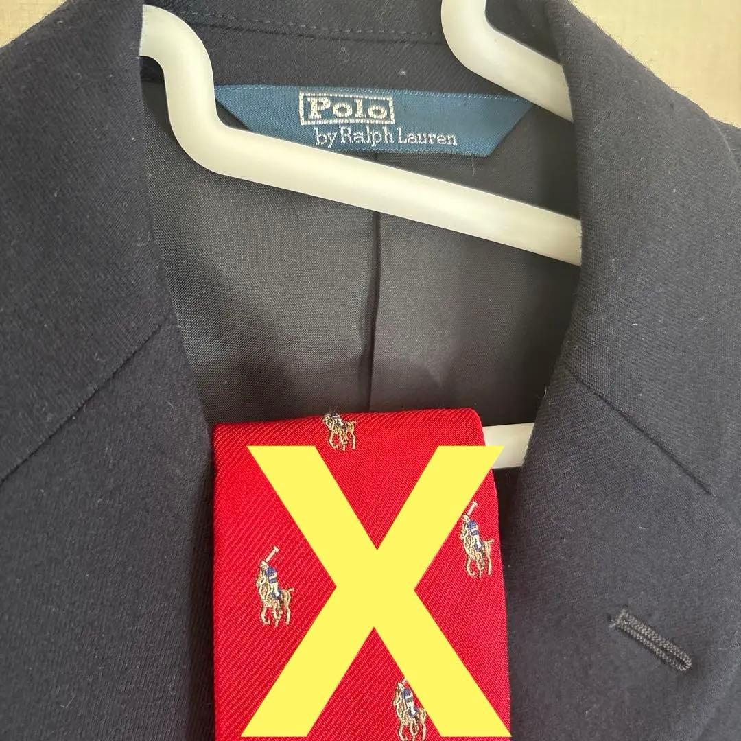 ラルフローレン キッズ 紺ブレ ジャケット&シャツ入学式 2点120