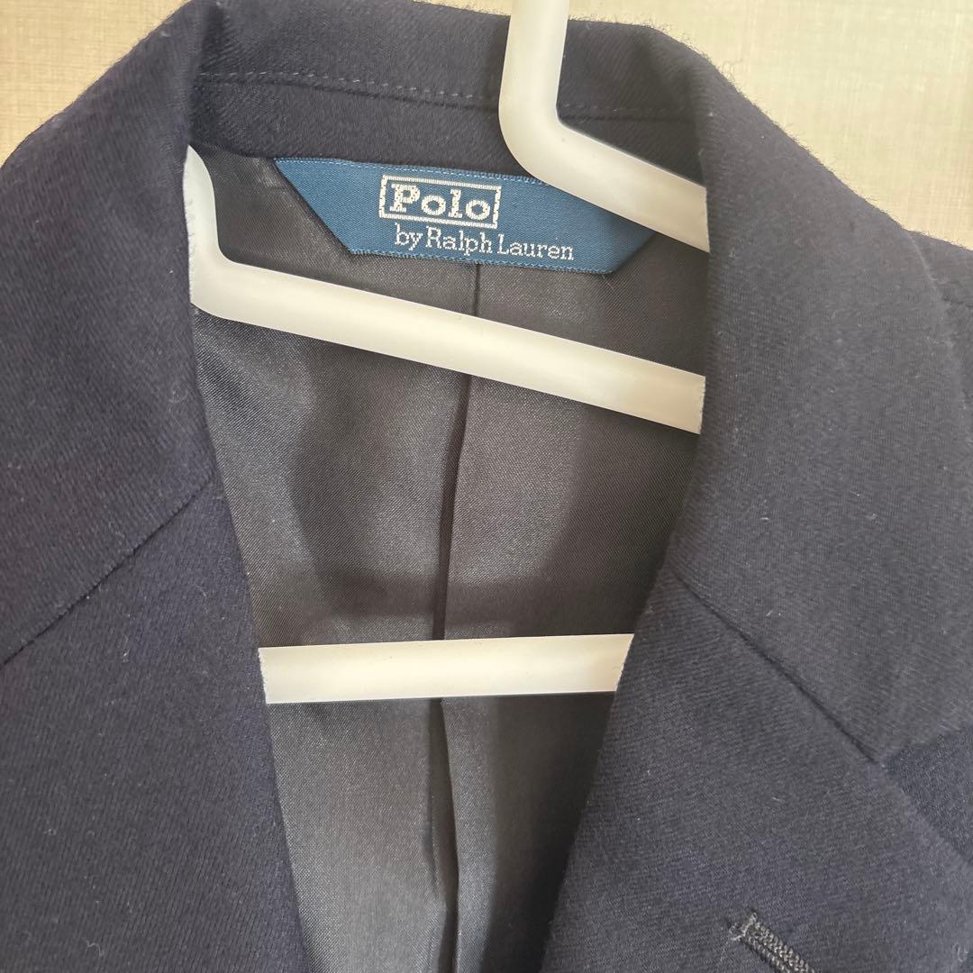 ラルフローレン キッズ 紺ブレ ジャケット&シャツ入学式 2点120