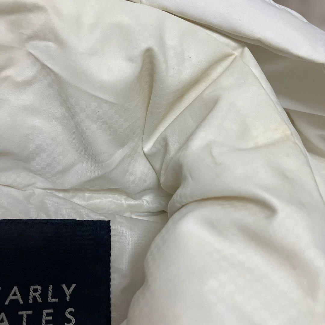 【2WAY】パーリーゲイツ ロゴダウン ベスト ホワイト フード サイズ0