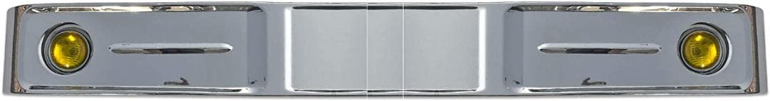 汎用 バス バンパー レトロ オバQ メッキ バンパー 4トン ワイド