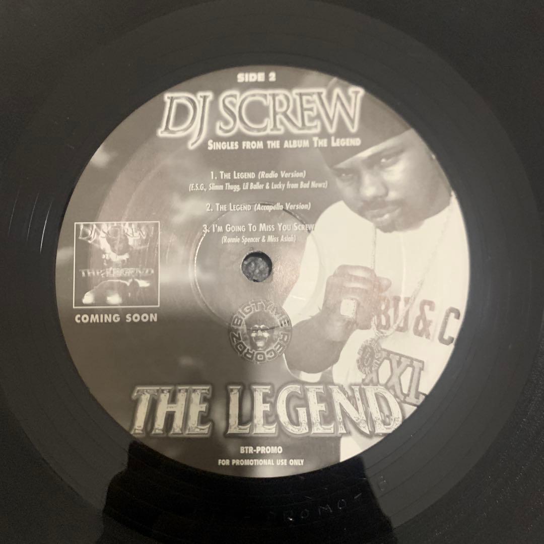 Dj Screw - The Legend promo盤 g-rap