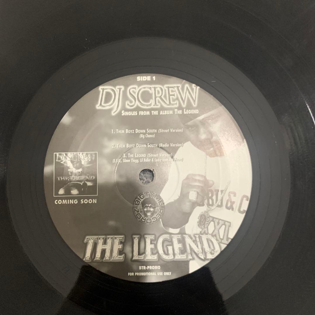 Dj Screw - The Legend promo盤 g-rap