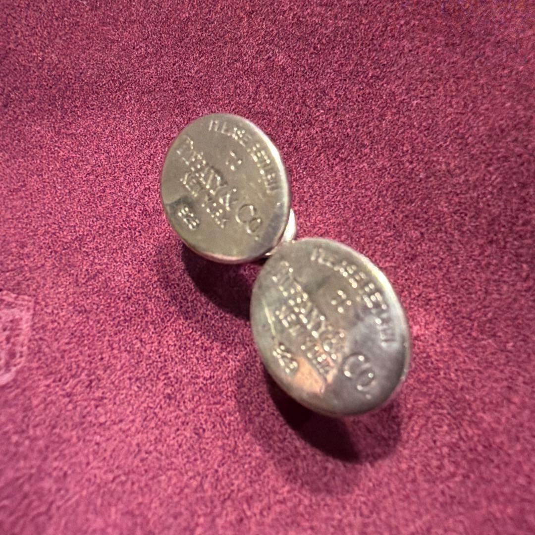 ティファニー　シルバーカフリンクス