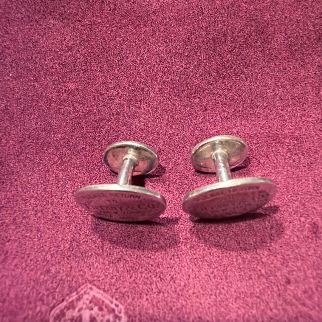 ティファニー　シルバーカフリンクス