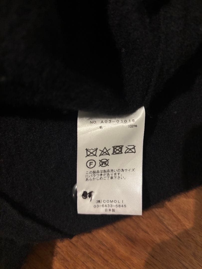 comoli 24AW 縮絨ウール ジャケット サイズ3