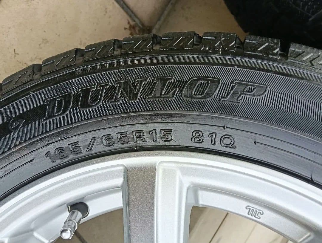 お急ぎの方オススメ！梱包済み！165/65R15スタッドレス＆ホイール4本セット