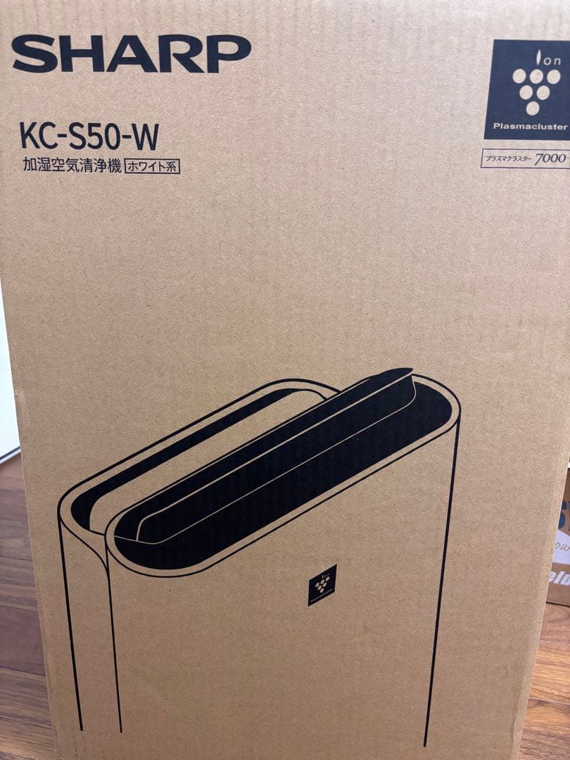 シャープ 空気清浄機 KC-S50-W