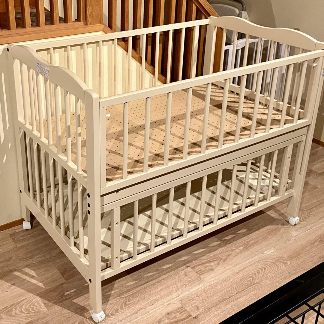 ベビーベッド Ann「アン」レギュラーサイズ ハイタイプ 日本製 赤ちゃん