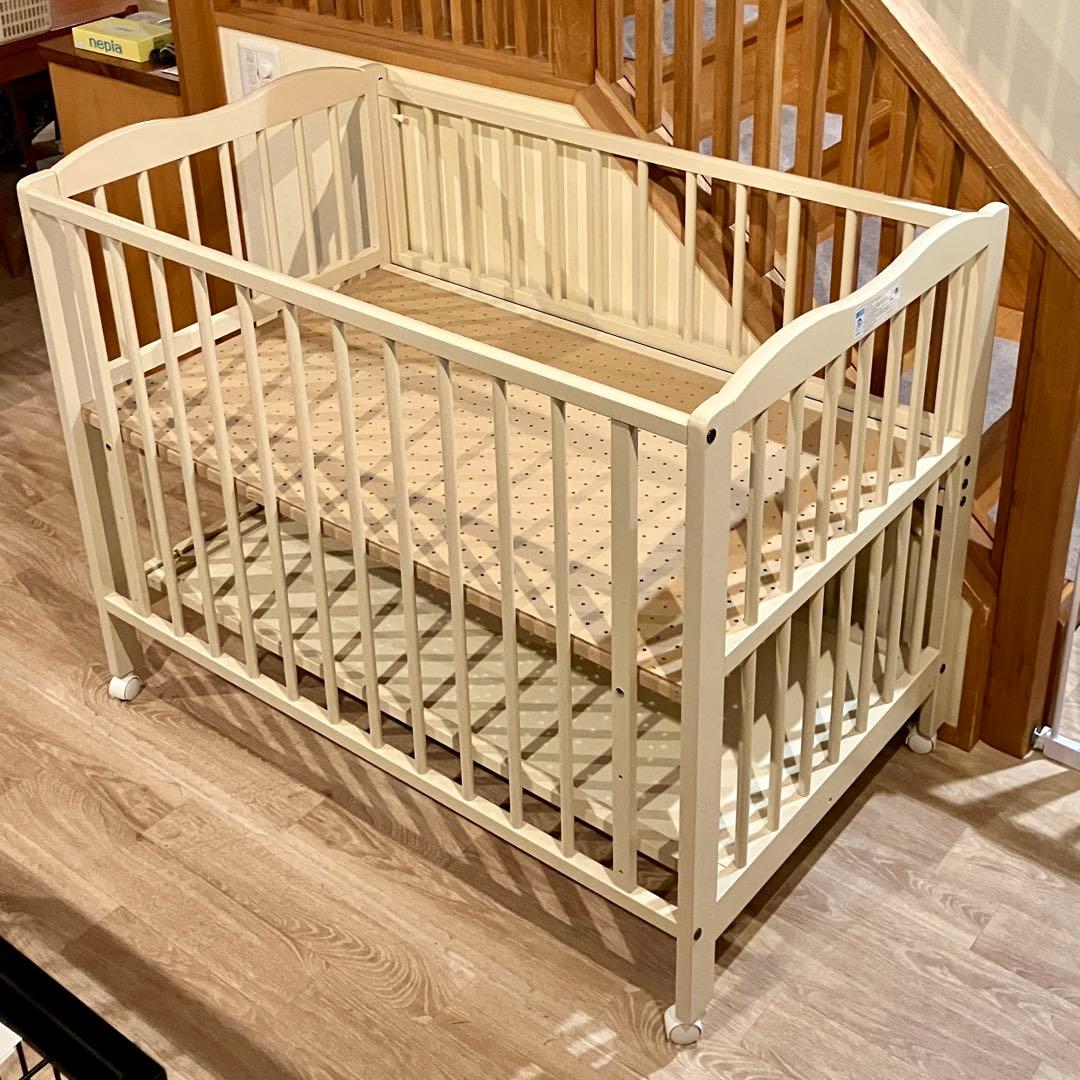 ベビーベッド Ann「アン」レギュラーサイズ ハイタイプ 日本製 赤ちゃん