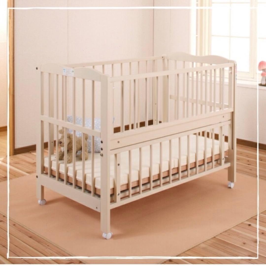 ベビーベッド Ann「アン」レギュラーサイズ ハイタイプ 日本製 赤ちゃん