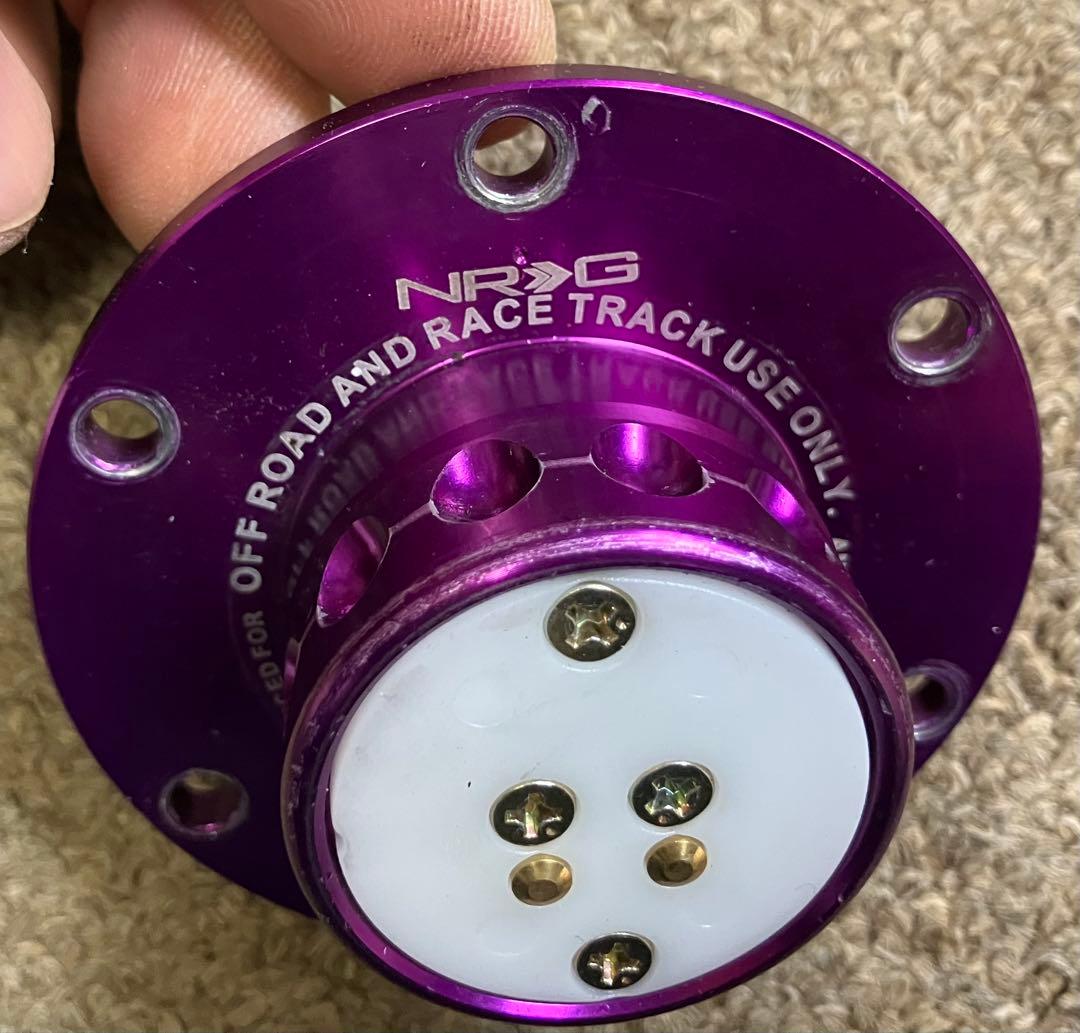 NRG SRK-200PP パープル クイックリリース　中古　レンチン音