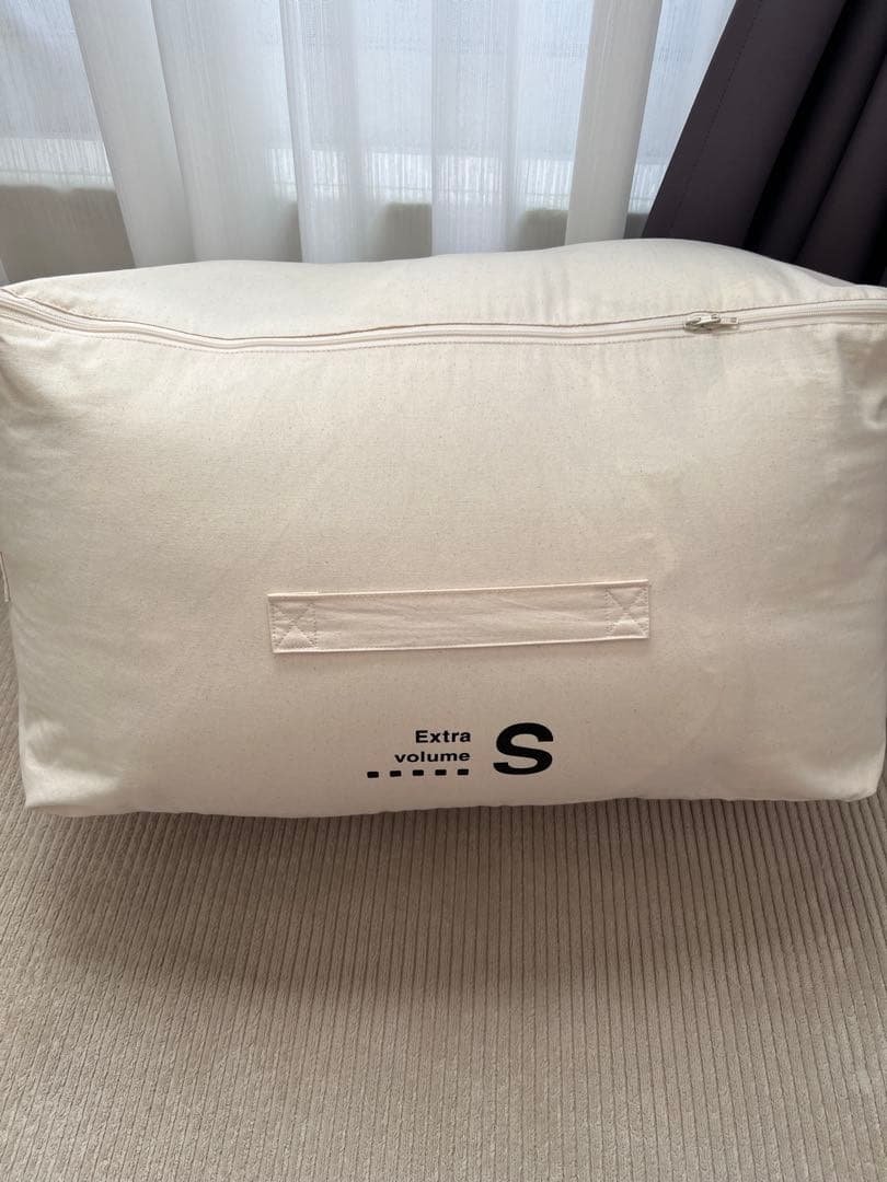 無印良品 グレー羽毛 掛け布団 シングル 150x210 羽毛布団②