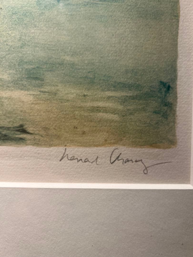 BERNARD CHAROYベルナールシャロワ　リトグラフ　直筆サインあり