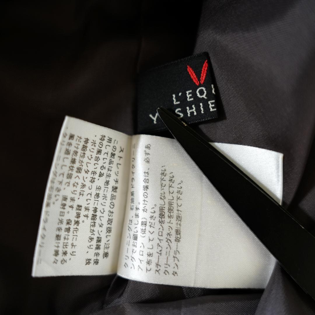 【極美品】YOSHIE INABA　ロロピアーナ生地カシミヤ混ワンピース　M