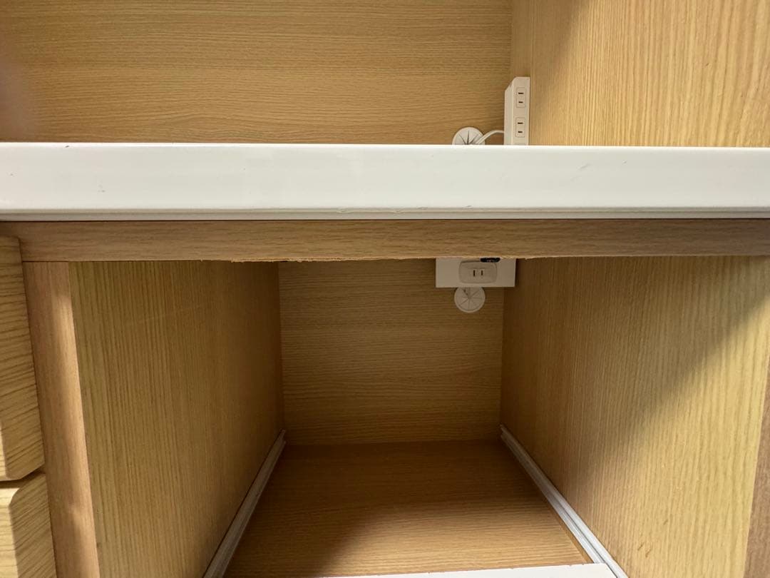 ニトリ 食器棚 RIPE-90KBS キッチン・レンジボード