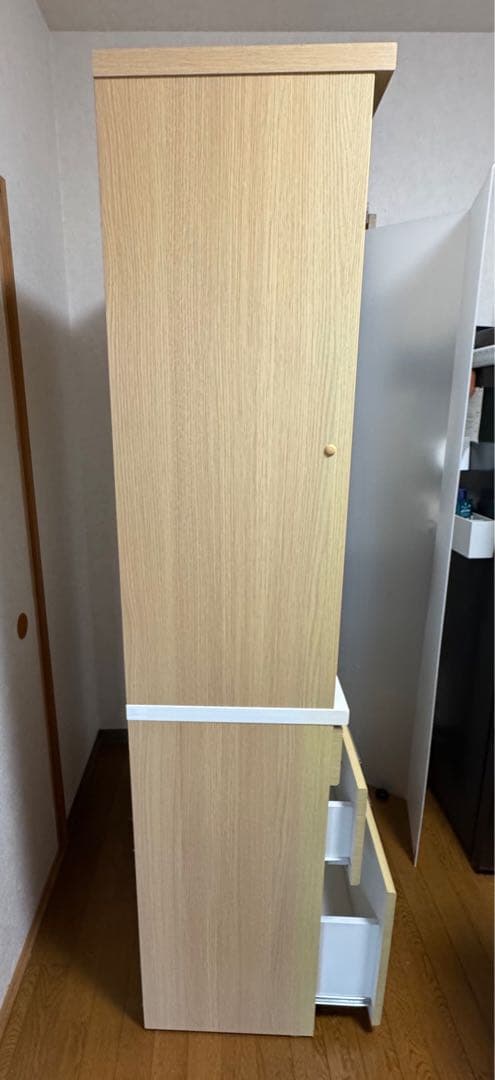 ニトリ 食器棚 RIPE-90KBS キッチン・レンジボード