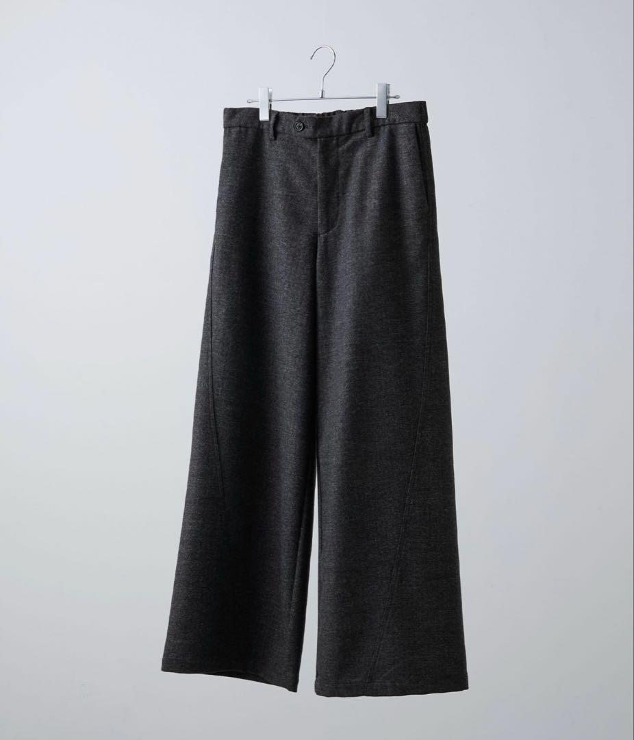 【CLEL】 ウールブレンド ヘリンボーンツイード3Dパンツ XSサイズ