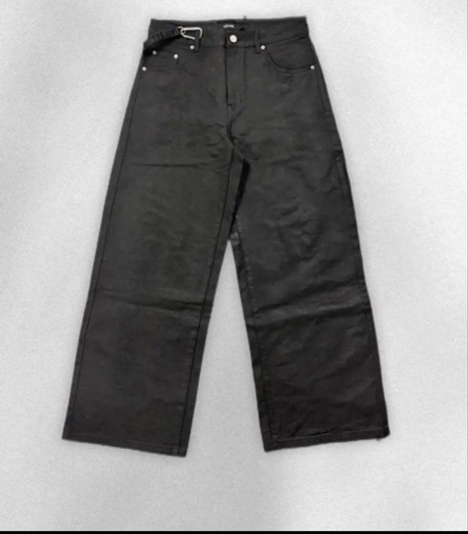 STRAPPED BAGGY OIL PANTS goar.archive新品M