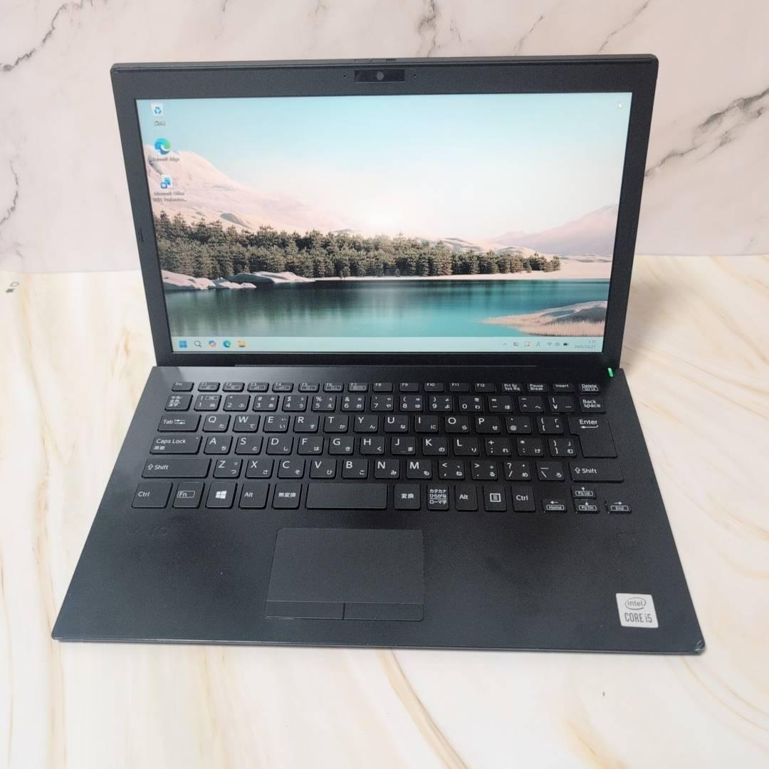ノートPC VAIO 10世代i5 office 8GB SSD256 カメラ