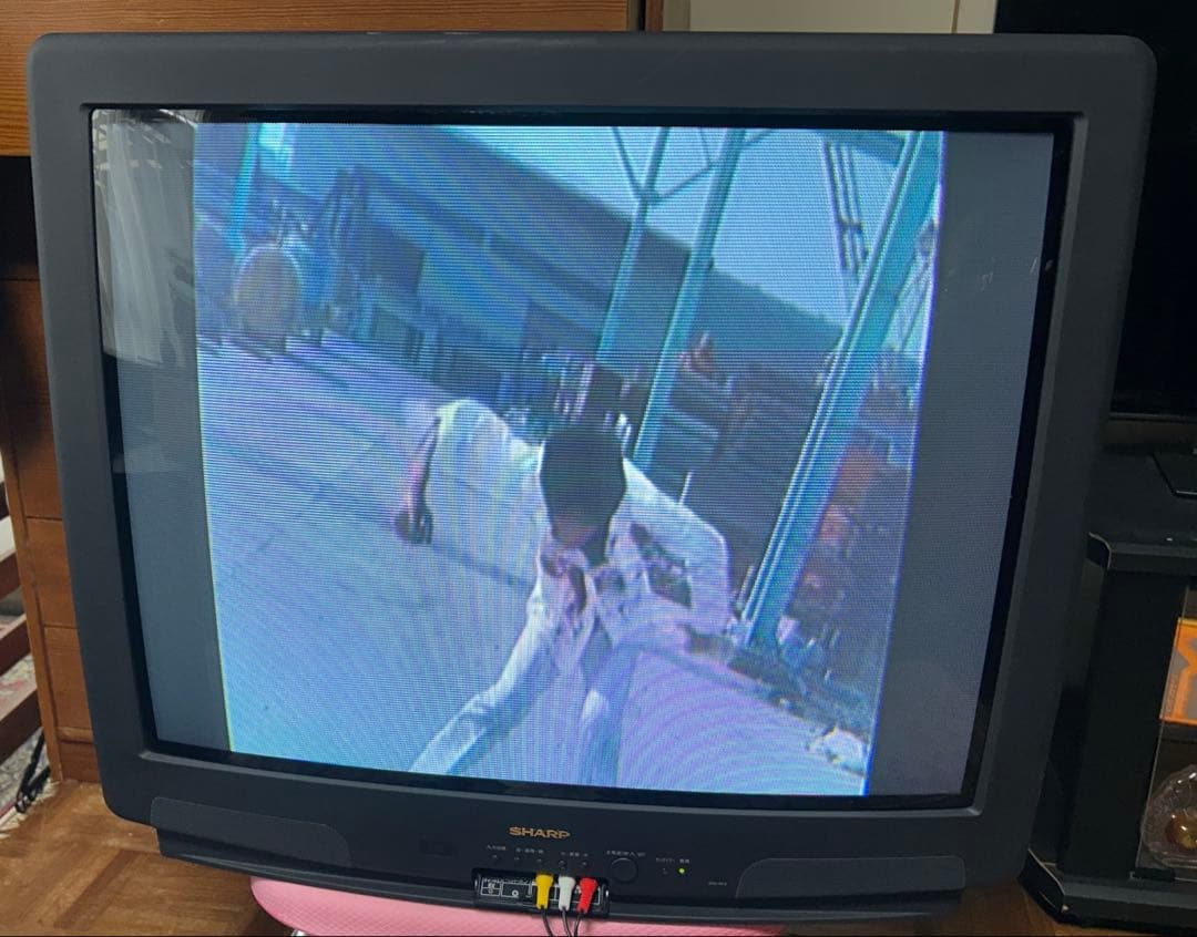 シャープ　ブラウン管　テレビ　29 インチ　当時物　昭和レトロ　テレビ　家電