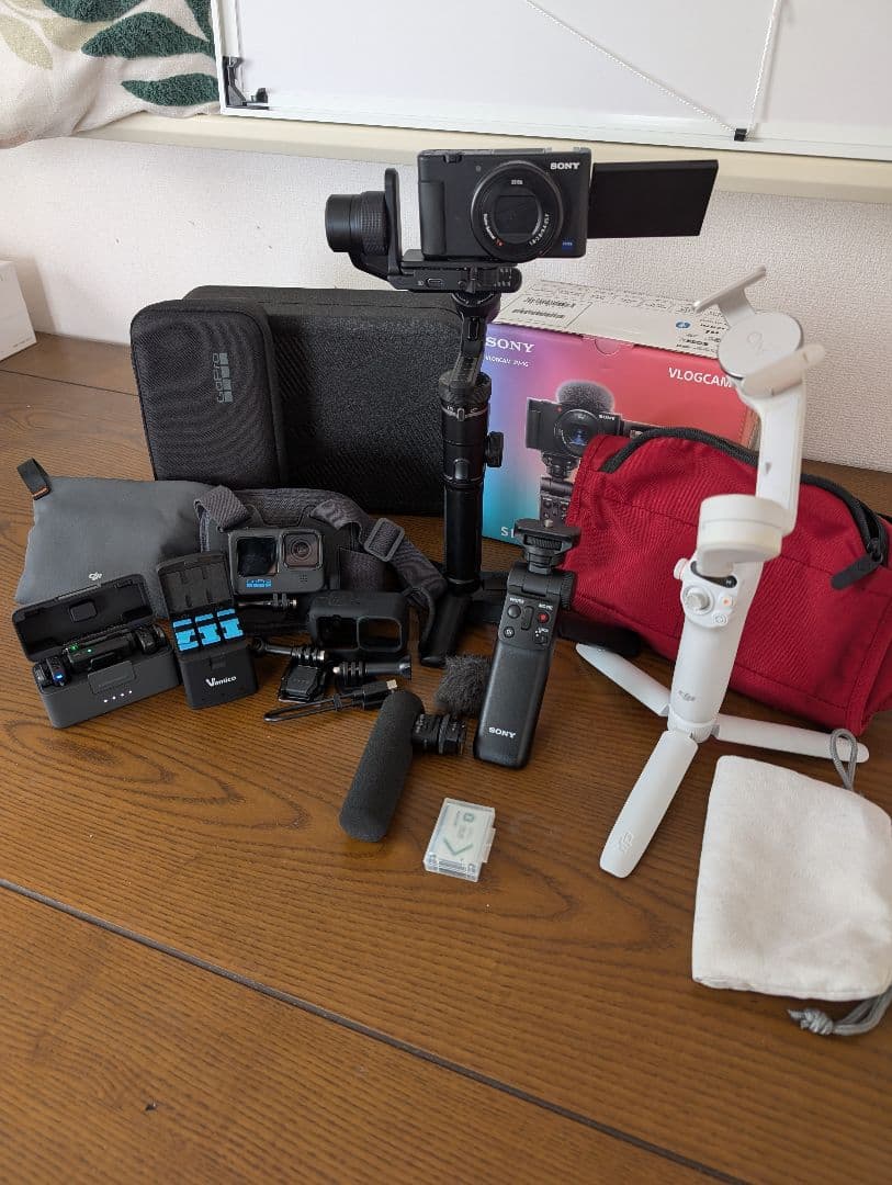 【Vlog完結】ZV-1G/GoPro11/DJIマイク/ジンバル フルセット