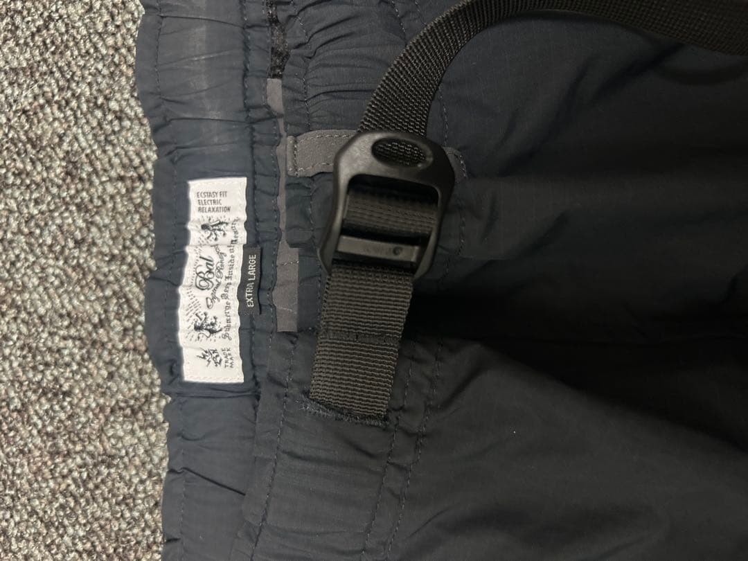 パンツ BAL / WILDTHINGS NYLON TRACK PANT Black