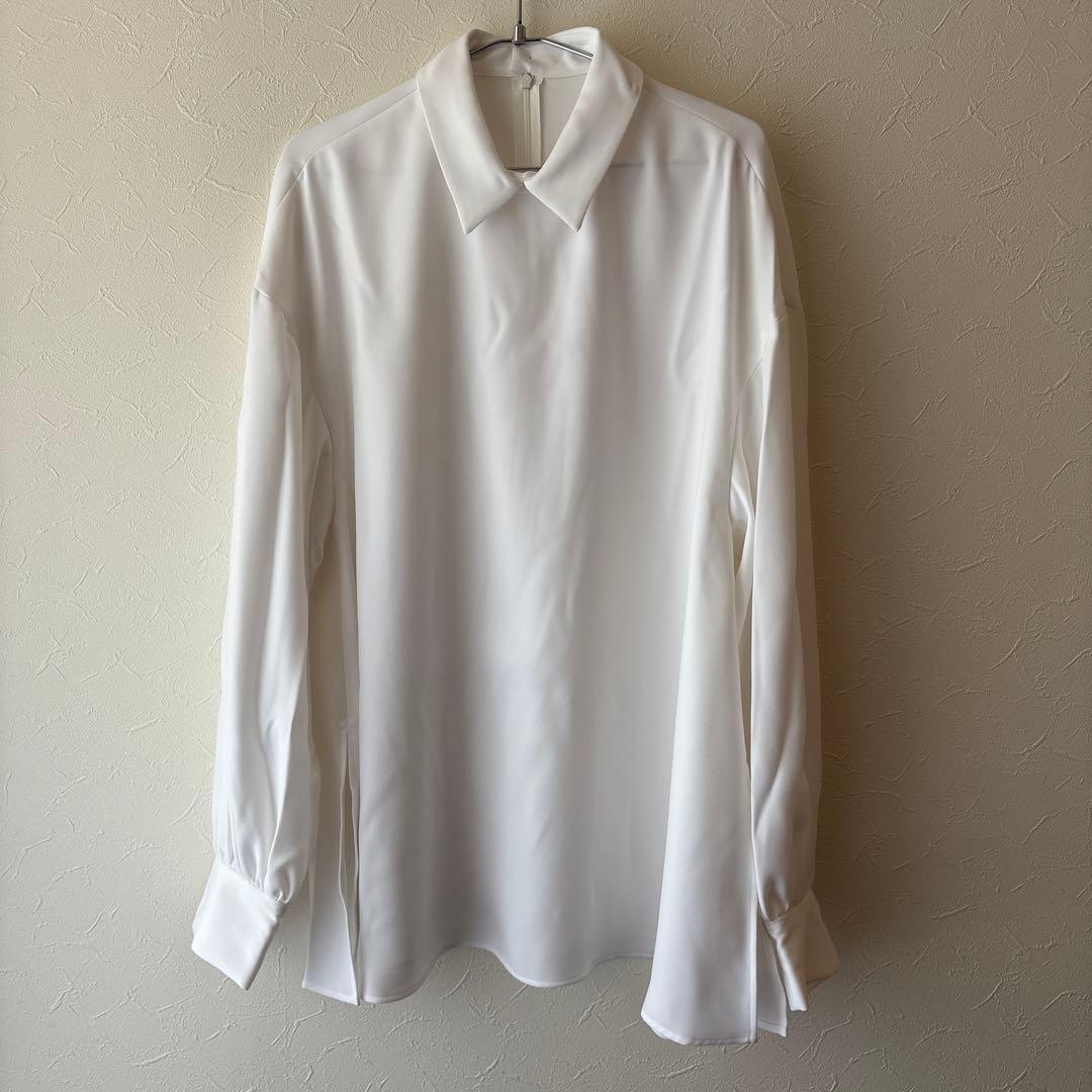 新品 ENFOLD COLLAR-PARTS PULLOVER ブラウス 38