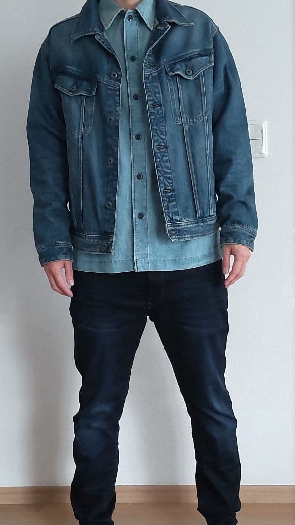 新品 未使用 g-star-raw デニムジャケット オーバーサイズ