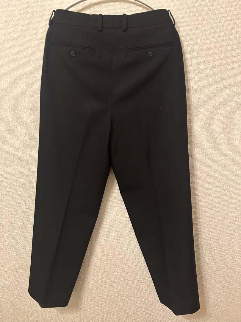 パンツ light wool max gabardine two-tuck slacks
