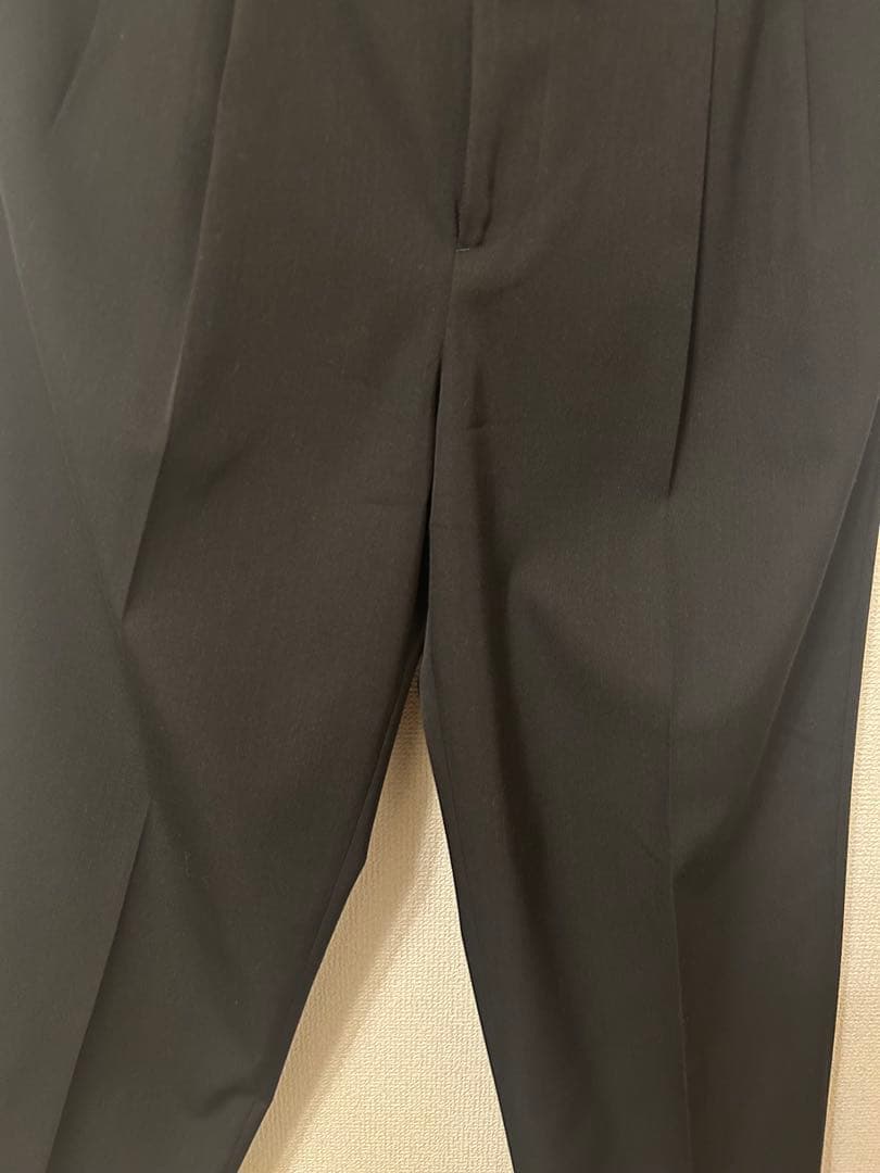 パンツ light wool max gabardine two-tuck slacks