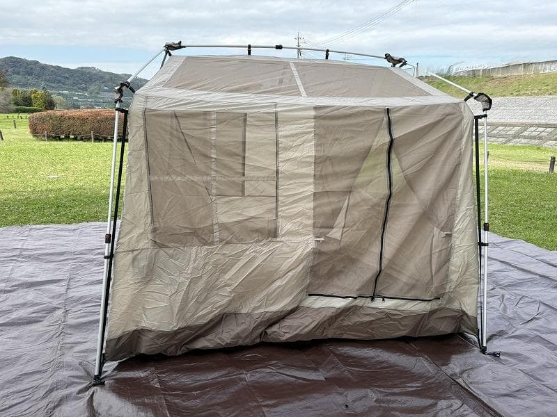 ジ*イ様 未使用！TOMOUNT トモウント ロッジ型 ワンタッチテント 自立型