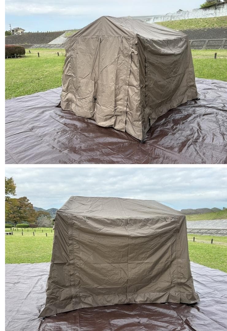 ジ*イ様 未使用！TOMOUNT トモウント ロッジ型 ワンタッチテント 自立型