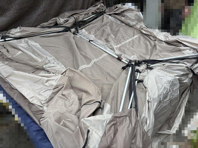 ジ*イ様 未使用！TOMOUNT トモウント ロッジ型 ワンタッチテント 自立型