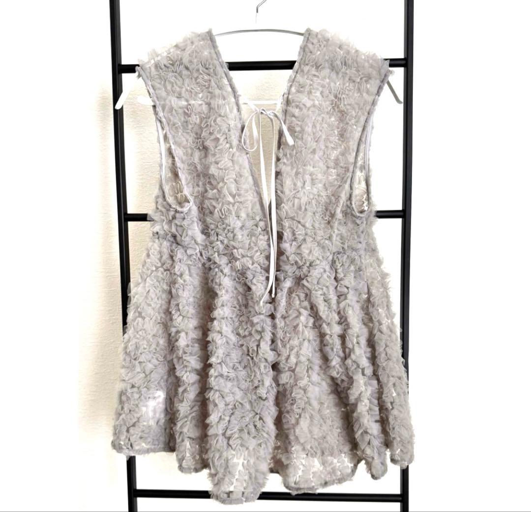 ♡ Mystradaデコラチュールブラウス グレー 36 Sサイズ♡