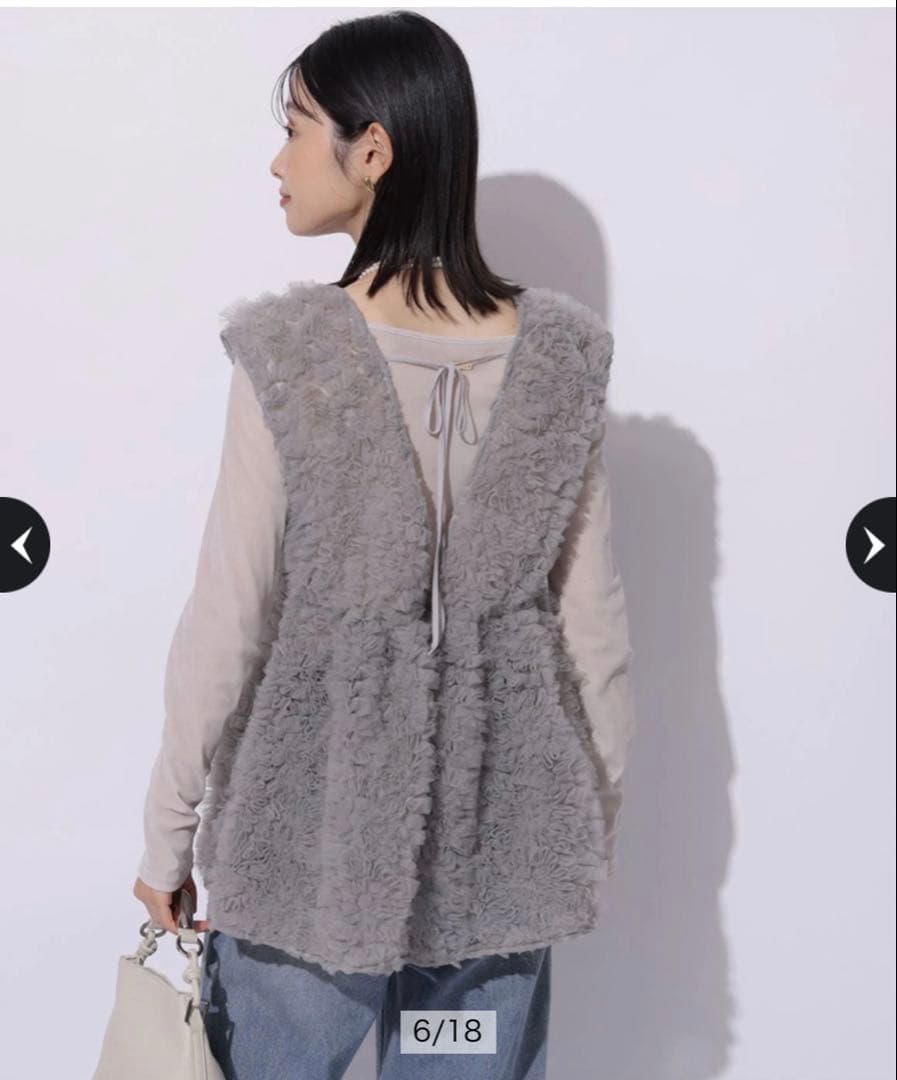 ♡ Mystradaデコラチュールブラウス グレー 36 Sサイズ♡