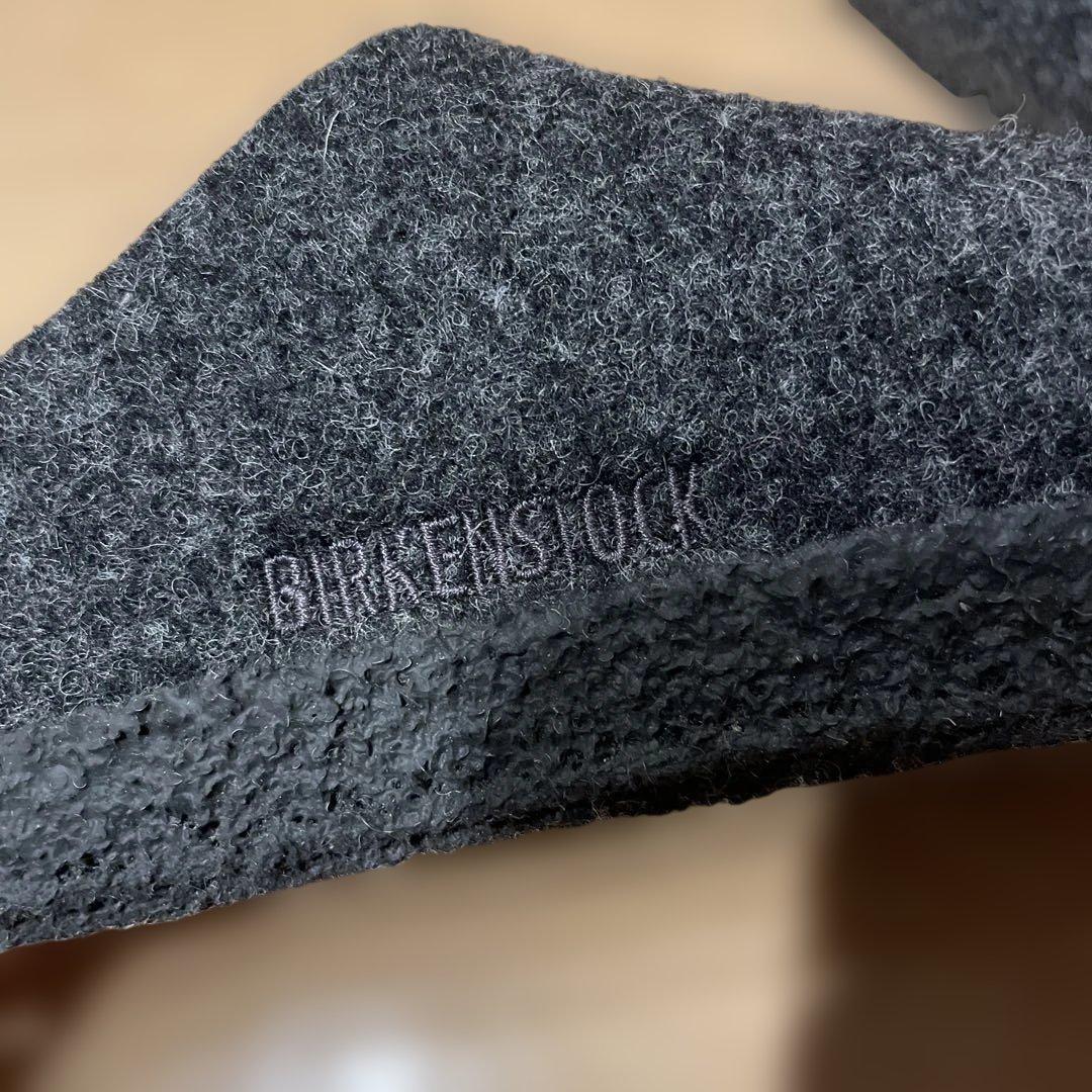 ビルケンシュトック　ウール　ボア　ツェルマット　チャコールグレー　サンダル　37