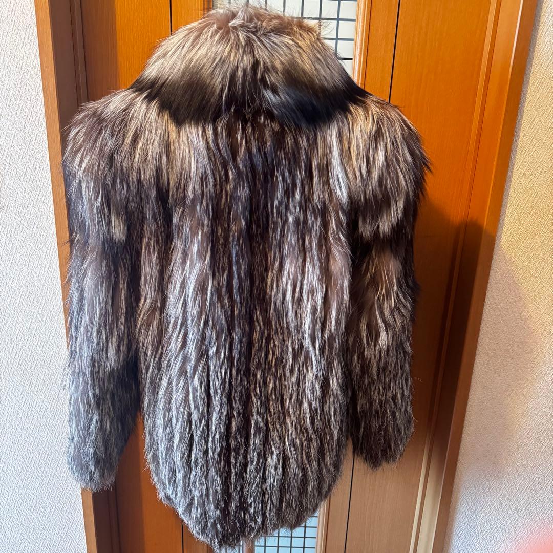 SAGA FOX サガフォックス　11 銀タグ　毛皮コート　 女優襟