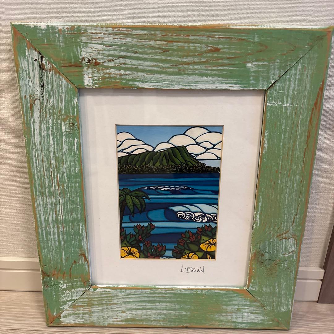 Heather Brown アクリル画 Diamond Head