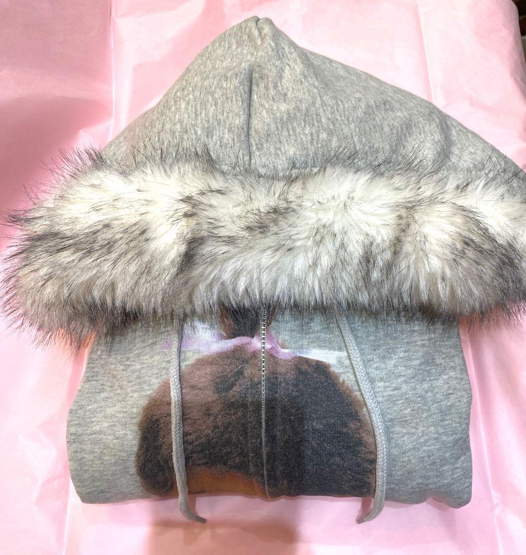 monchhchi×jouetieファードッキングフーディー パーカー 新品