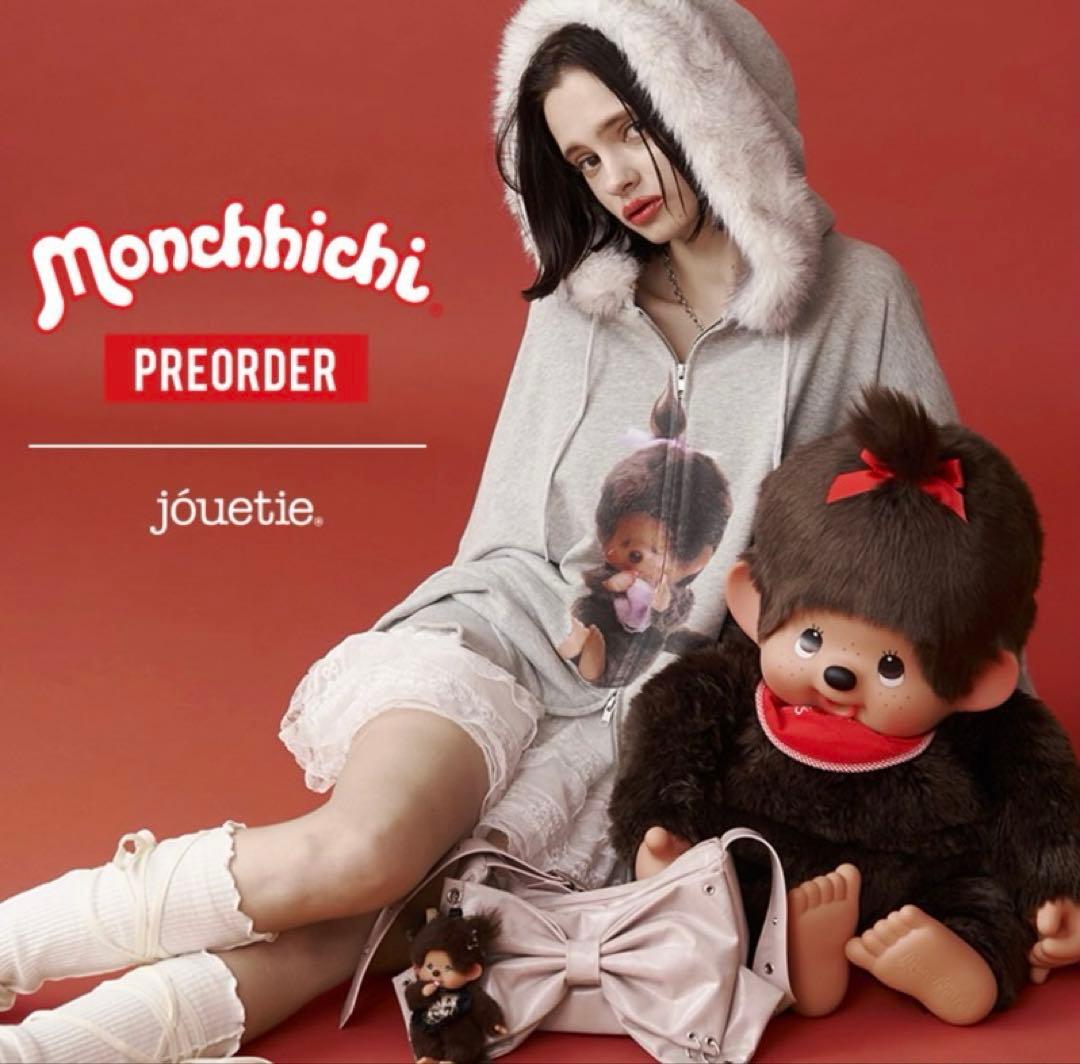 monchhchi×jouetieファードッキングフーディー パーカー 新品