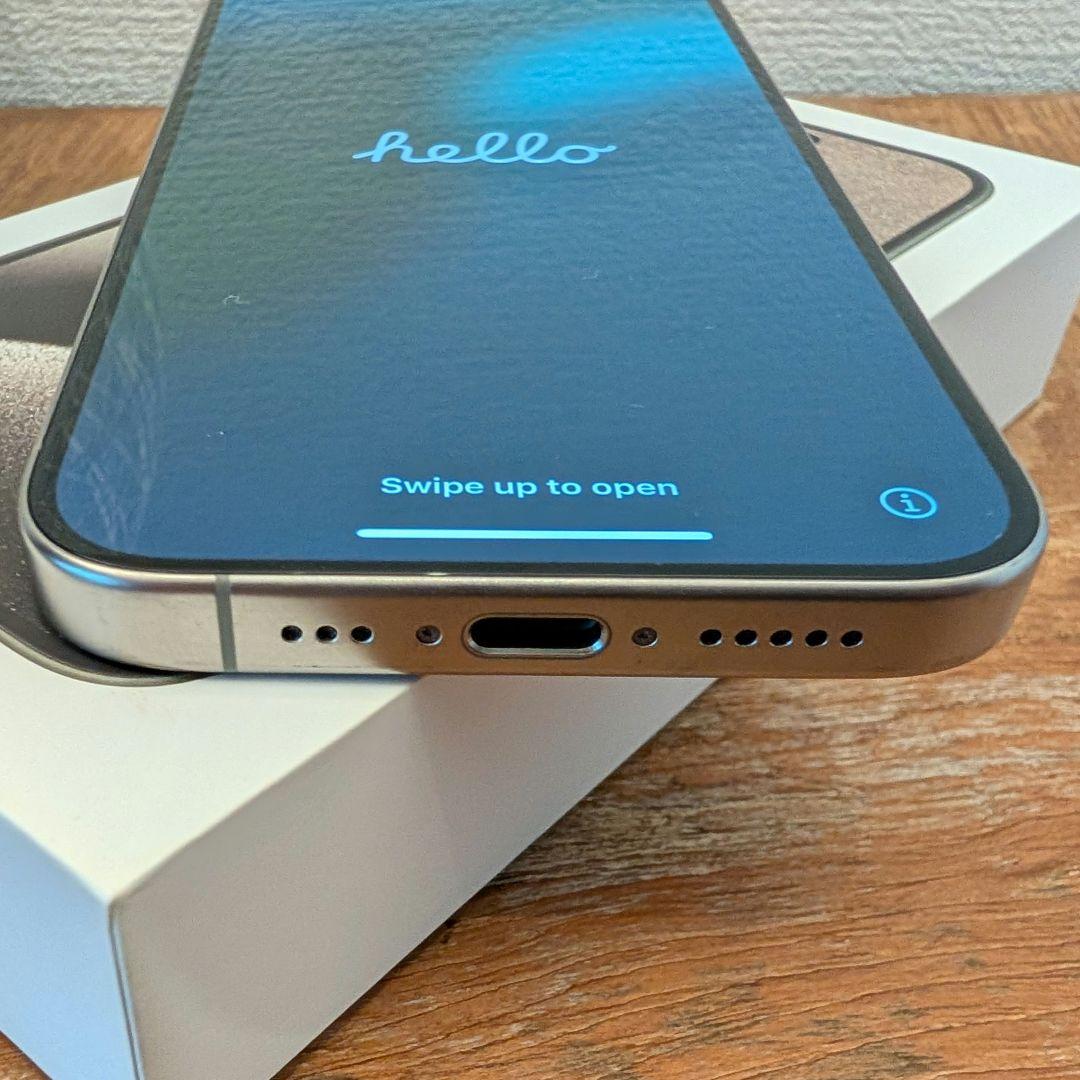 iPhone15pro 128GB ナチュラルチタニウム