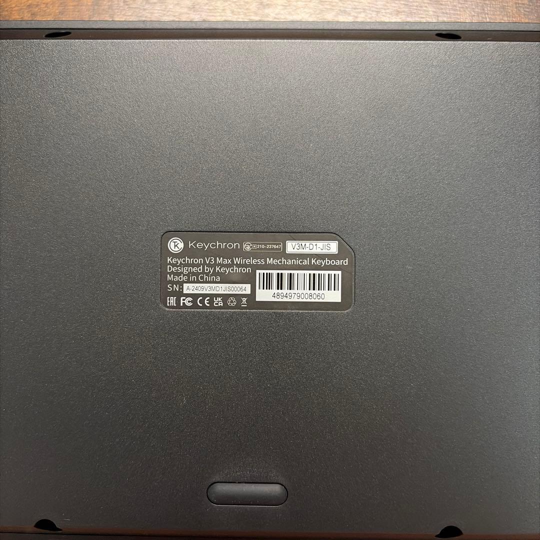 Keychron V3 Max（日本語配列・赤軸）