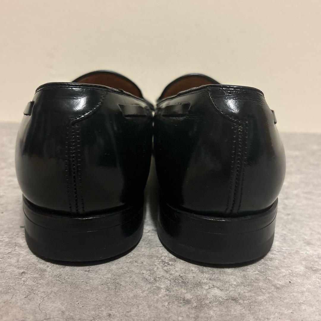 美品 JOHNSTON & MURPHY タッセルローファー 革靴 9 ブラック