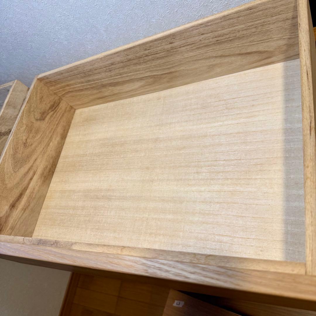 無印良品 廃盤 チェスト４段 幅１２０ｃｍ　オーク材