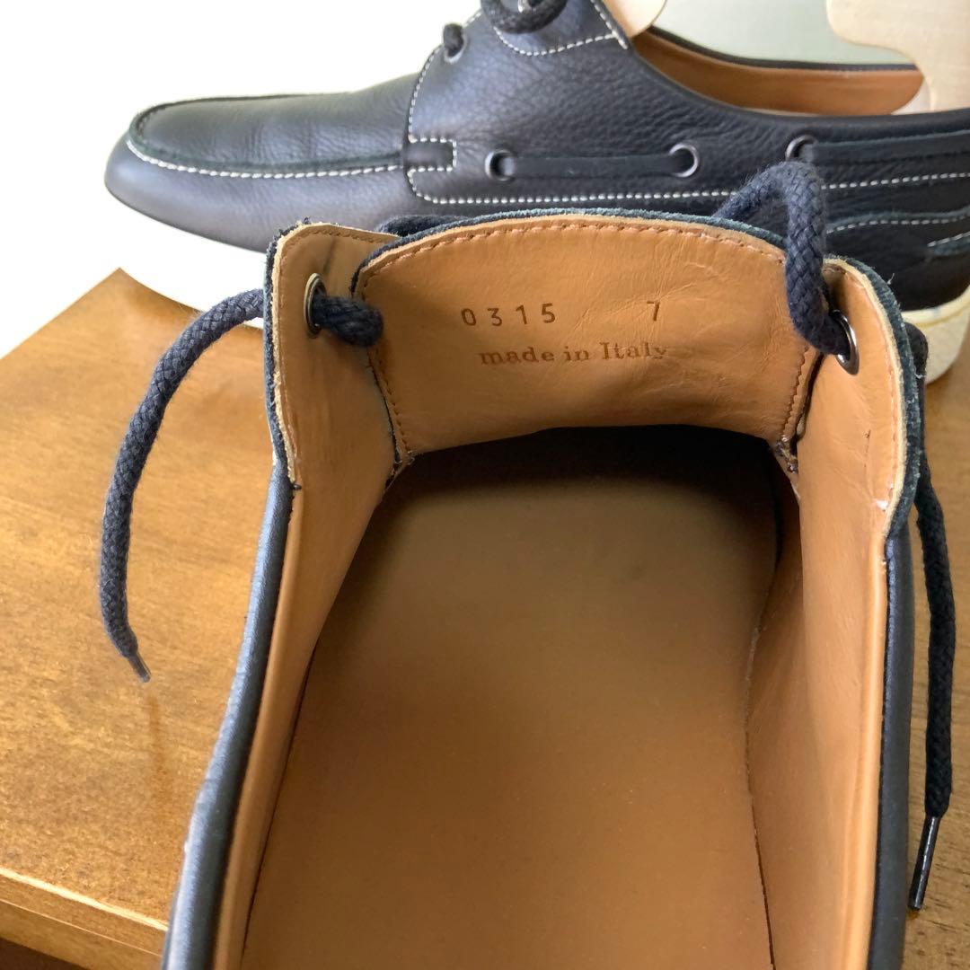 JOHN LOBBジョンロブ PIER デッキシューズ 7 ネイビー 極美品