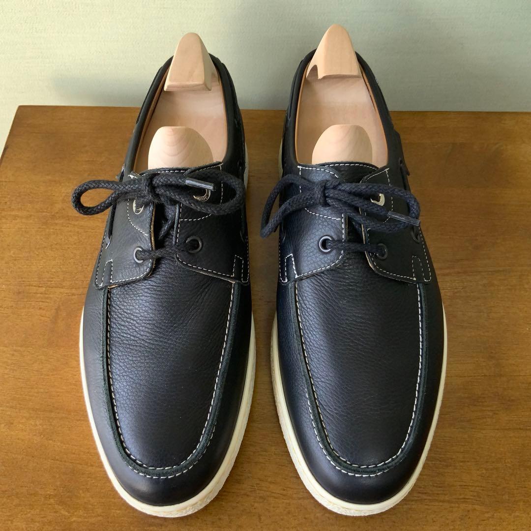 JOHN LOBBジョンロブ PIER デッキシューズ 7 ネイビー 極美品