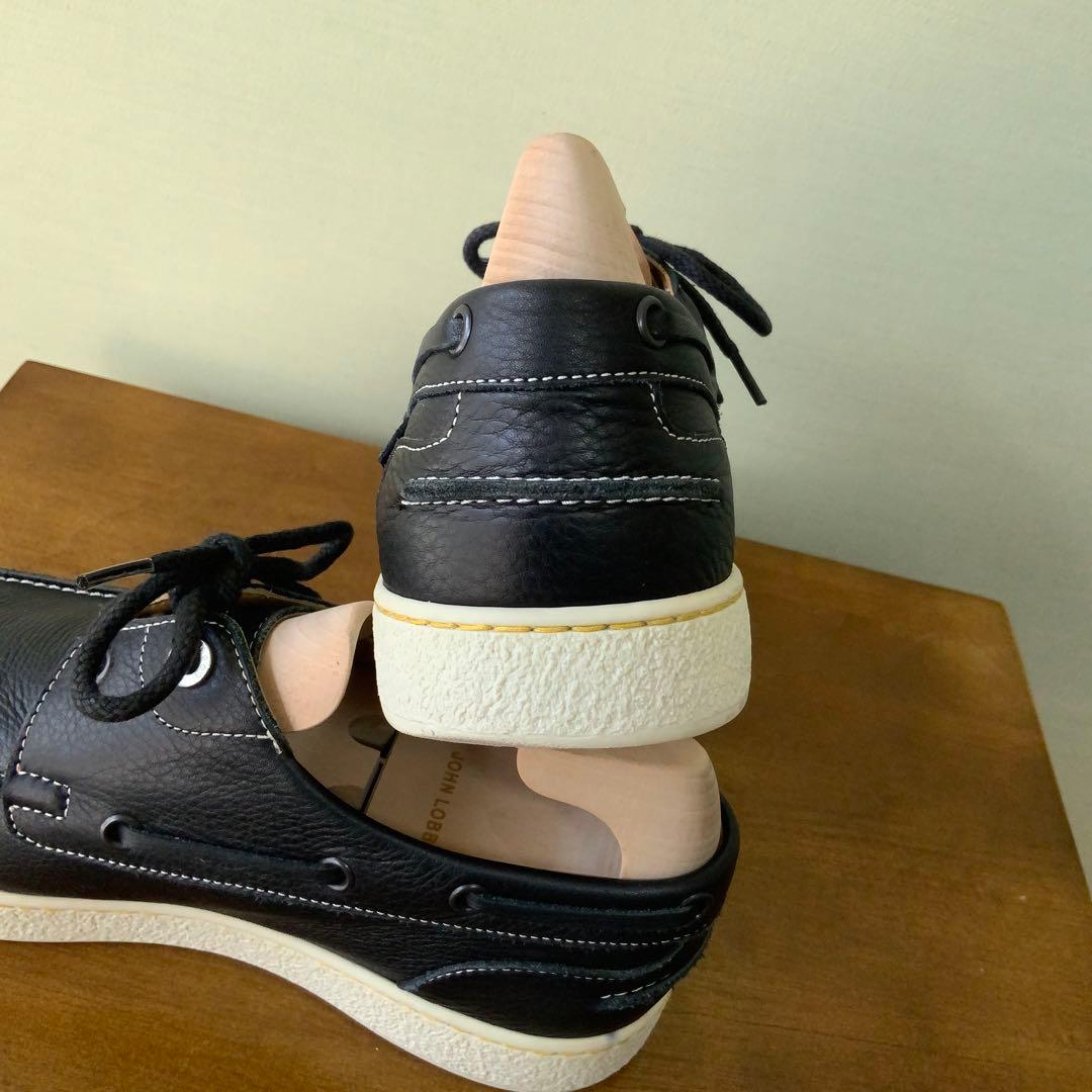 JOHN LOBBジョンロブ PIER デッキシューズ 7 ネイビー 極美品