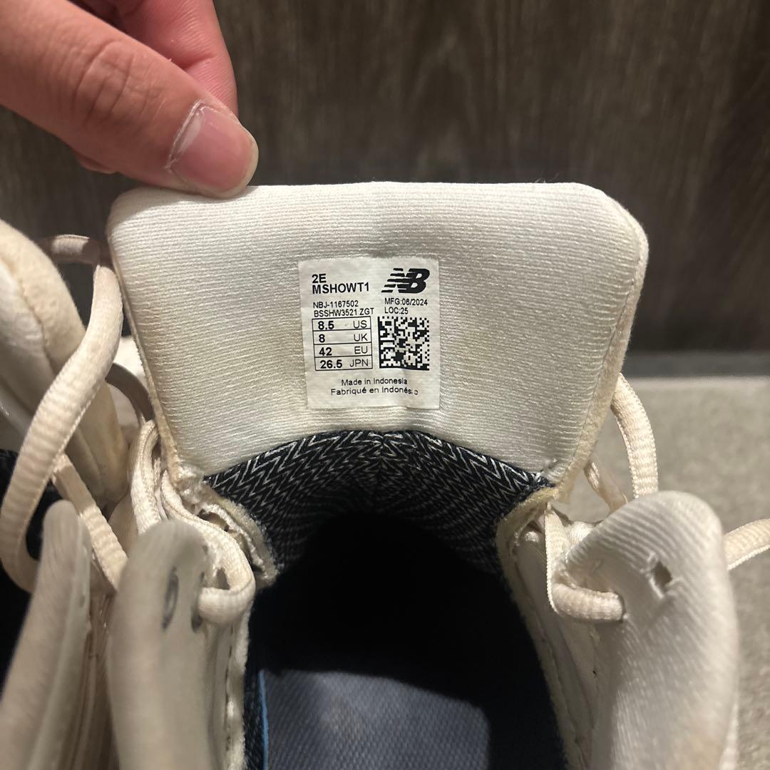 New Balance S01 スパイク ホワイト/ゴールド　大谷翔平