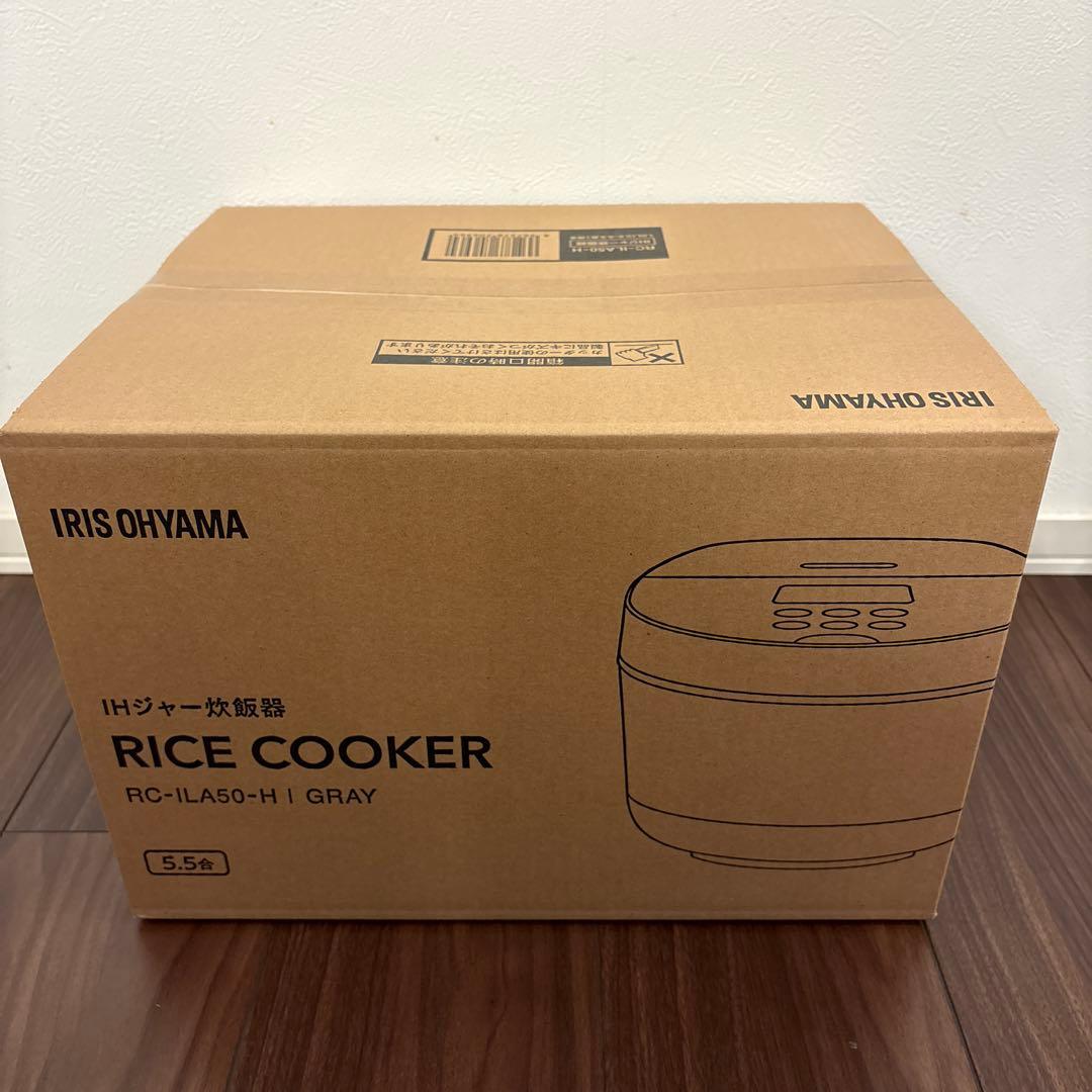 アイリスオーヤマ IH 炊飯器 5.5合炊き RC-ILA50 コンパクトモデル